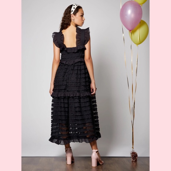SISTER JANE RUMBA RUFFLE MIDI DRESS - Picture 4 of 4